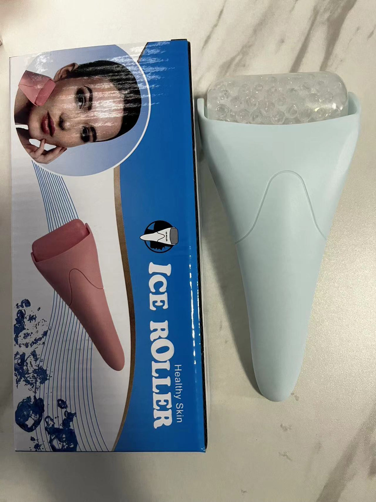 Ice roller face massage tool